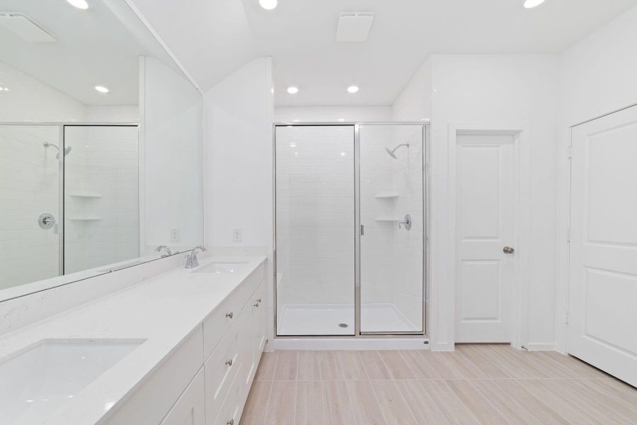 Furnished interior view inside a new home in , Katy (Image 8).
