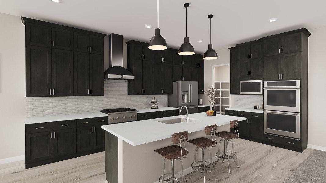 Representative furnished interior of a home built from the Calderwood Plan 4504 by Tri Pointe Homes in Soleo, San Tan Valley (Image 5).