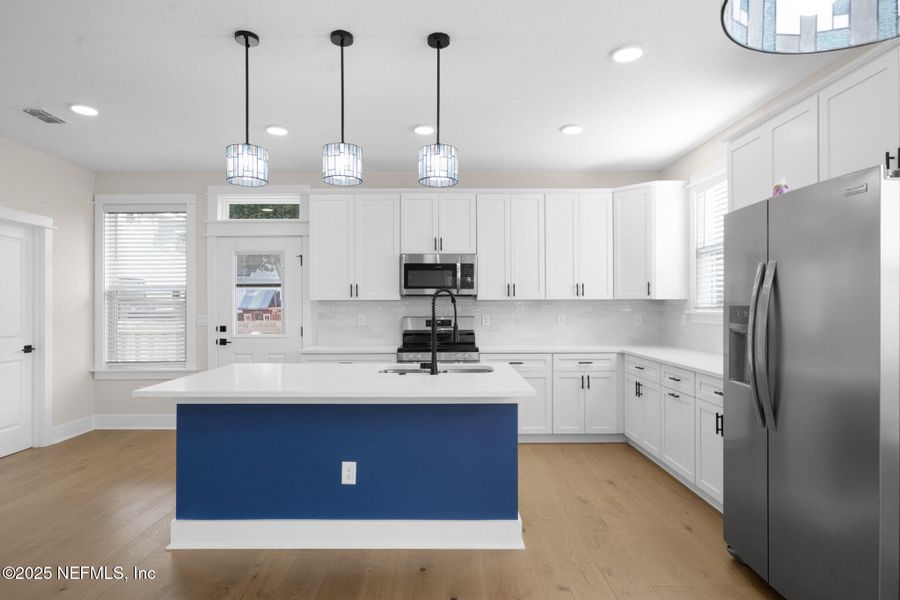 Furnished interior view inside a new home in , Jacksonville (Image 5). Furnished interior view inside a new home in , Jacksonville (Image 5).