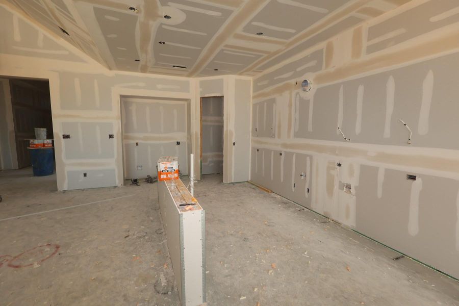 In-progress construction of a new home in Dunham Pointe, Cypress, TX (Image 21).