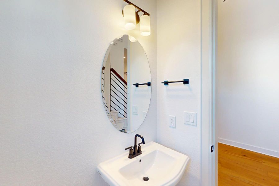 Furnished interior view inside a new home in Cascades at Onion Creek, Austin (Image 18). Furnished interior view inside a new home in Cascades at Onion Creek, Austin (Image 18).