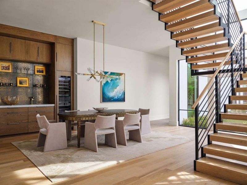 Furnished interior view inside a new home in , Dallas (Image 10).