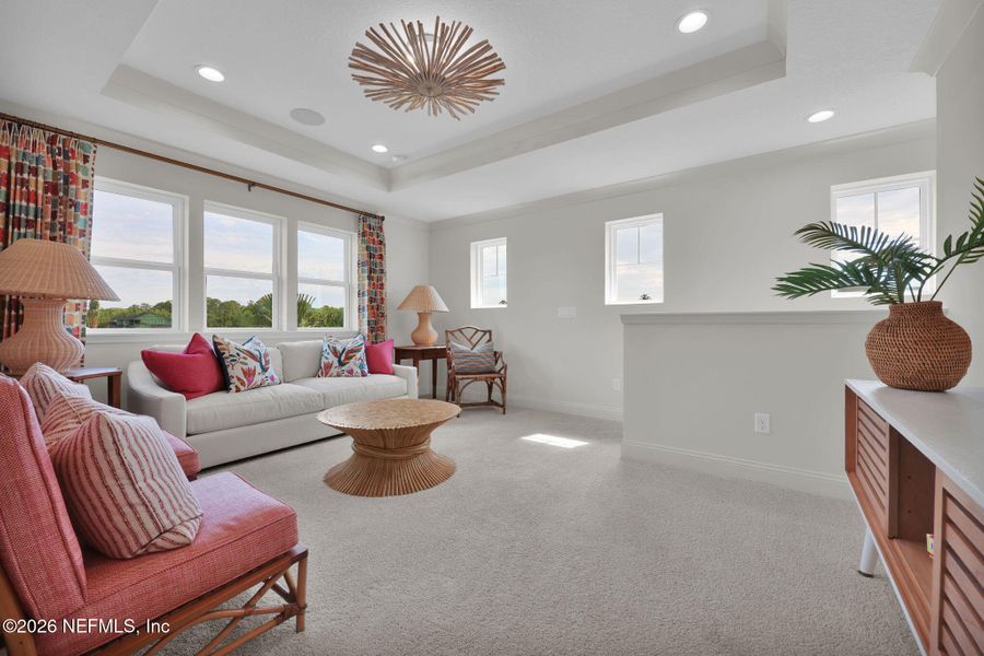 Furnished interior view inside a new home in Mariposa at EverRange 40' Series, Jacksonville (Image 33).
