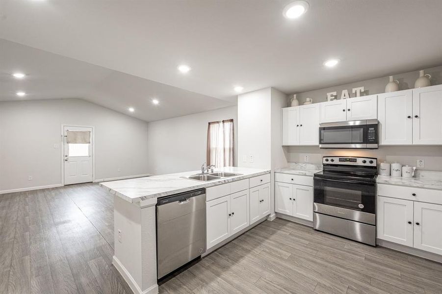Furnished interior view inside a new home in River Oaks at Sawmill Road, Chandler (Image 5).
