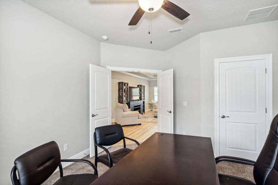 Representative furnished interior of a home built from the The Sapphire by Herbst Homes in Clear Water Landing, Milton (Image 54).