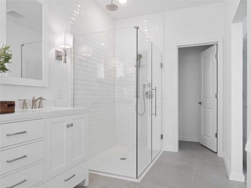 Serene primary bath (*Photo not of actual home and used for illustration purposes only.)