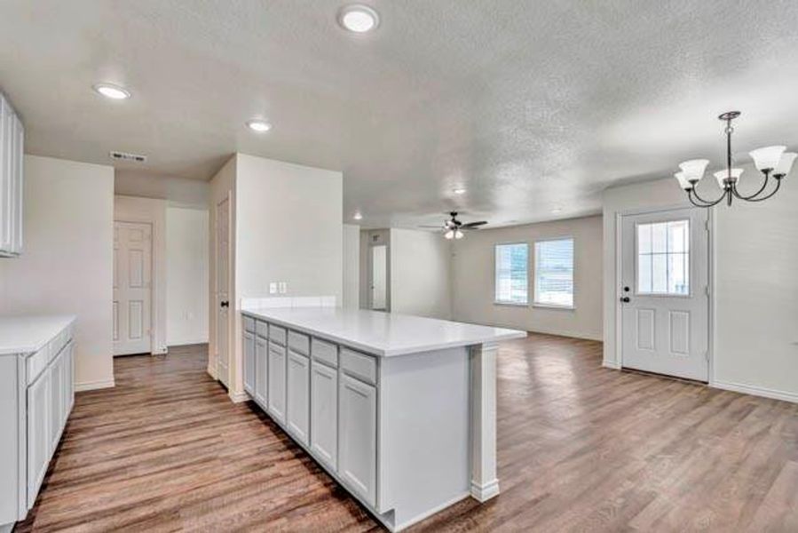 Furnished interior view inside a new home in , Fort Worth (Image 7).