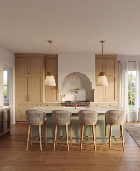 Furnished interior view inside a new home in , Mount Pleasant (Image 3).