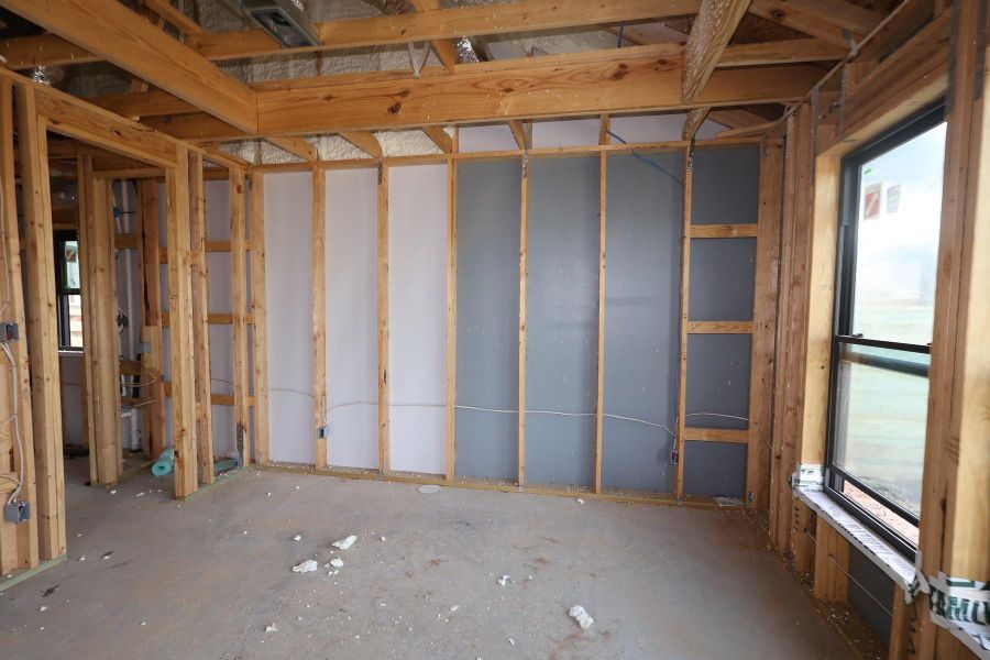 In-progress construction of a new home in Austin Point - Terrace Collection, Richmond, TX (Image 14).