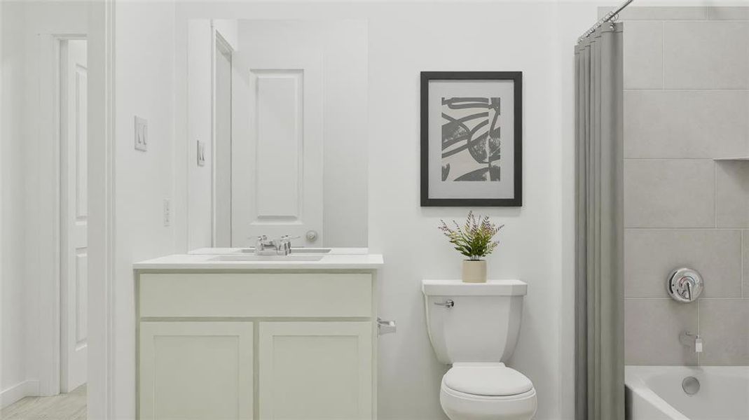 Furnished interior view inside a new home in Solterra, Mesquite (Image 15).