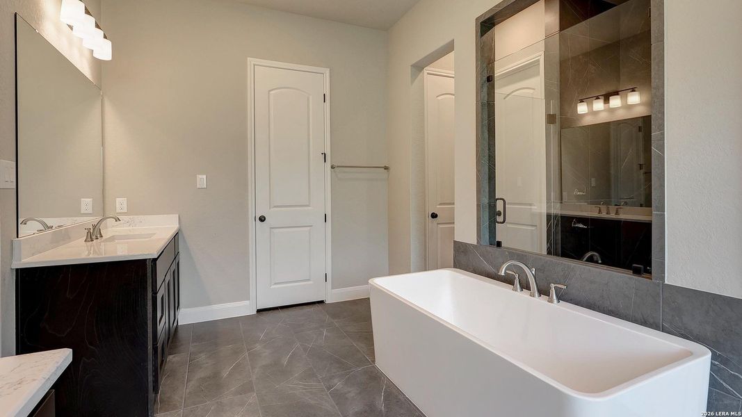 Furnished interior view inside a new home in Megan's Landing, Castroville (Image 17).