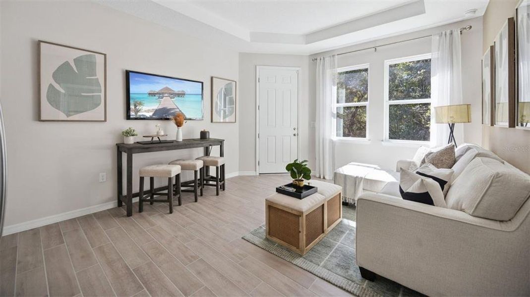 Furnished interior view inside a new home in Archers Mill, Ormond Beach (Image 24).