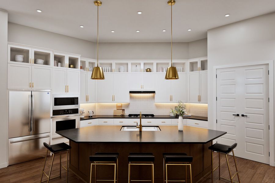 The Begonia - Optional Cooktop Kitchen