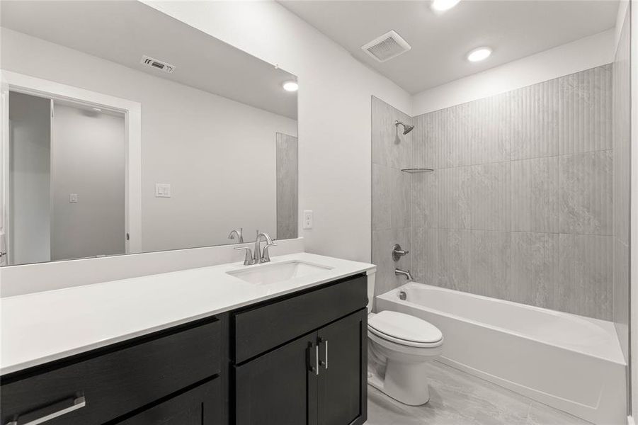 Furnished interior view inside a new home in Garden Collection at Harvest, Argyle (Image 7).