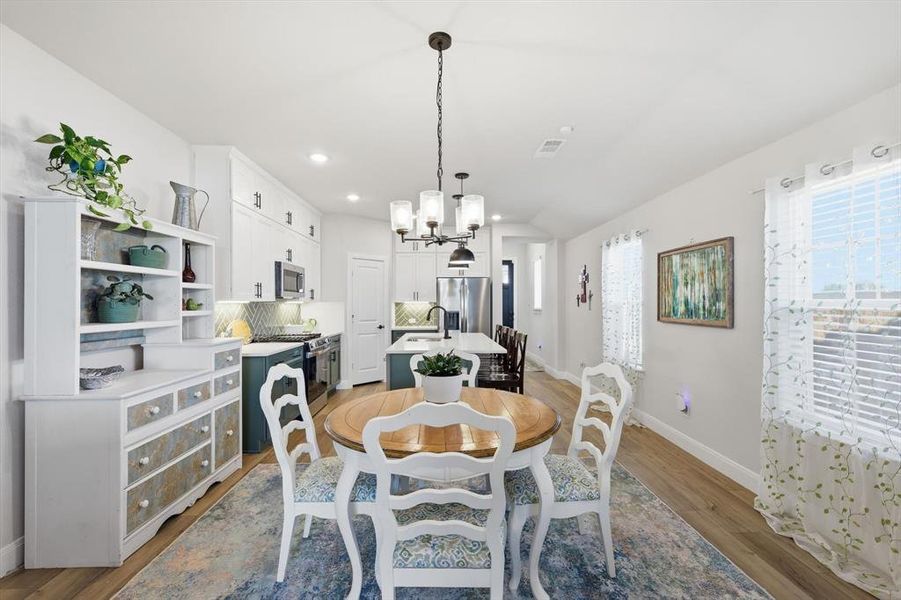 Furnished interior view inside a new home in , Midlothian (Image 22).