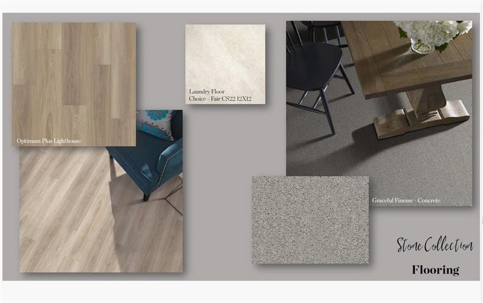 Sample of building materials used in homes in Brookside Reserve, Alpharetta (Image 9).