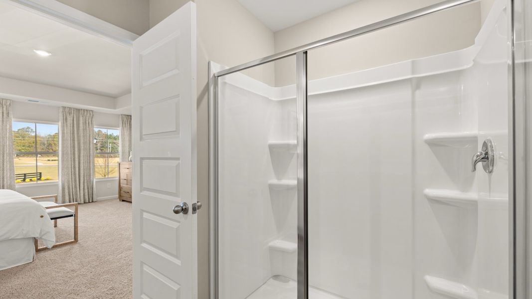 Representative furnished interior of a home built from the Denton TH by D.R. Horton in Brookland Commons, Monroe (Image 23).