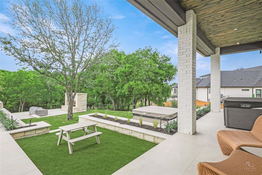 Exterior details and patio area of a home in , Fairview (Image 23).