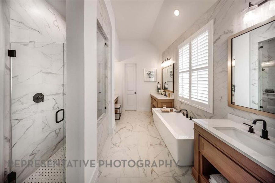 Furnished interior view inside a new home in Sandbrock Ranch, Aubrey (Image 7).