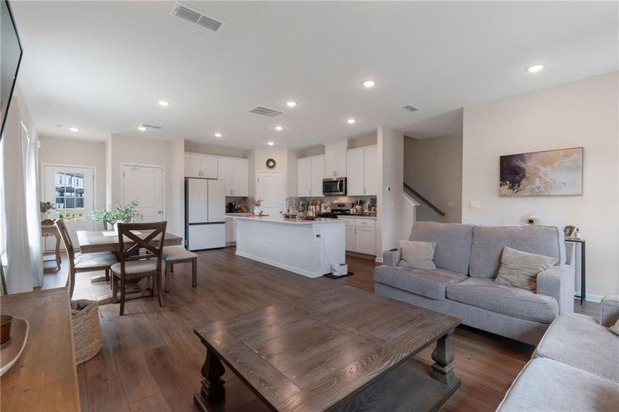 Furnished interior view inside a new home in , Snellville (Image 15).