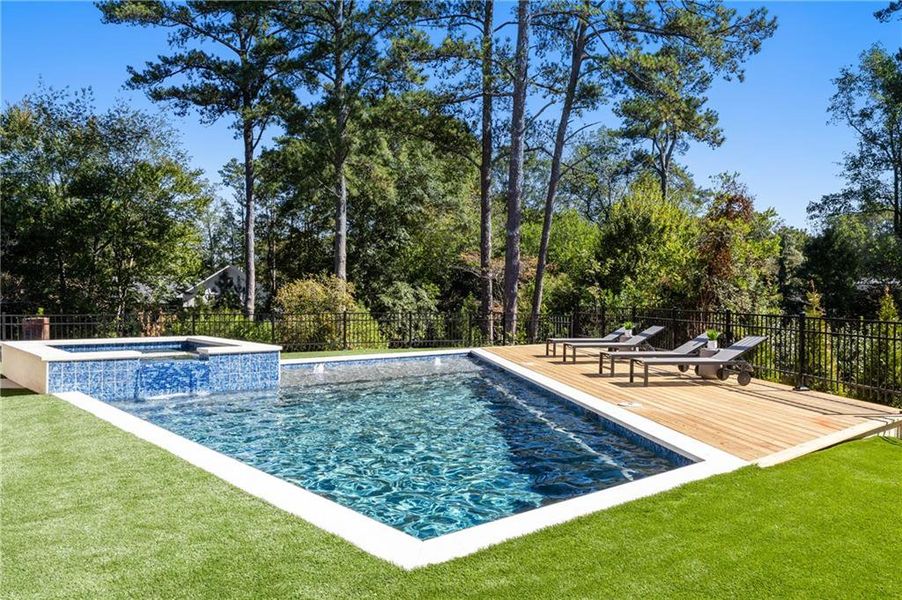 Exterior details and patio area of a home in , Atlanta (Image 46). Exterior details and patio area of a home in , Atlanta (Image 46).