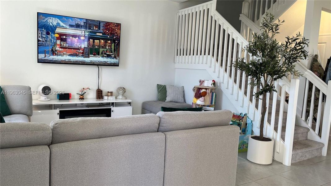 Furnished interior view inside a new home in , Miami (Image 61). Furnished interior view inside a new home in , Miami (Image 61).