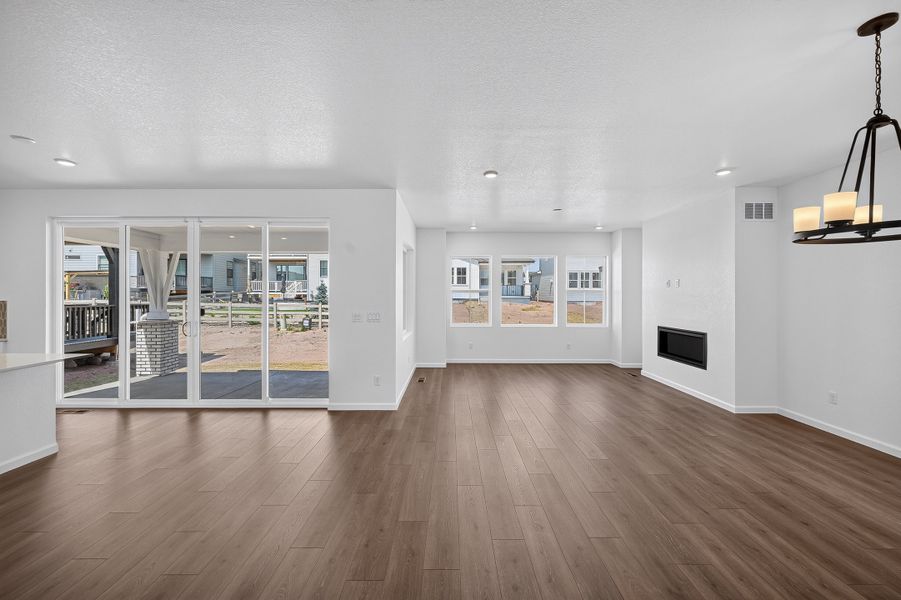 Spacious, unfurnished interior of a new home in Sterling Ranch Ascent Village, Littleton (Image 11). Spacious, unfurnished interior of a new home in Sterling Ranch Ascent Village, Littleton (Image 11).