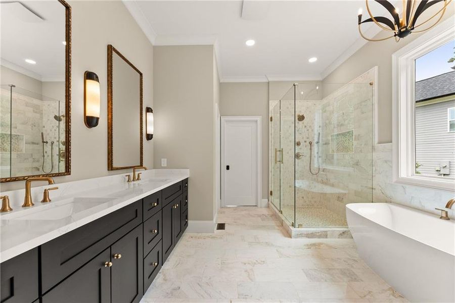 Furnished interior view inside a new home in , Gainesville (Image 15).
