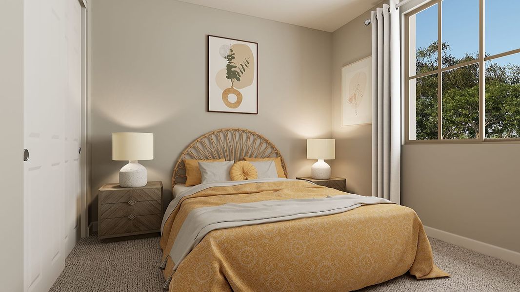 Representative furnished interior of a home built from the Azalea Plan 3005 by Tri Pointe Homes in Waterston Central, Gilbert (Image 8).