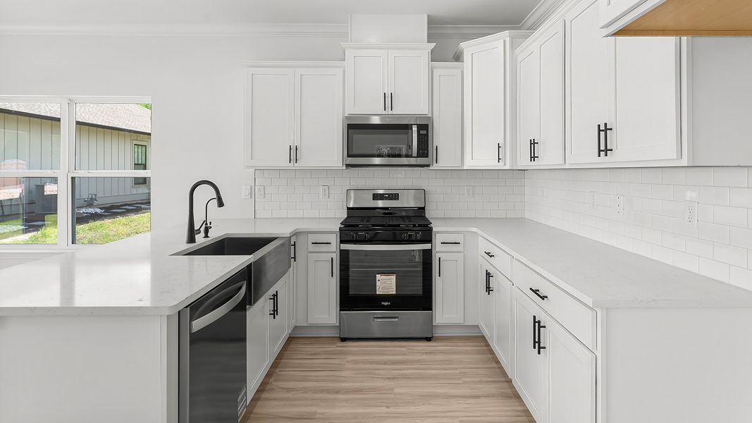 Furnished interior view inside a new home in Sanctuary Beach, Panama City Beach (Image 7).