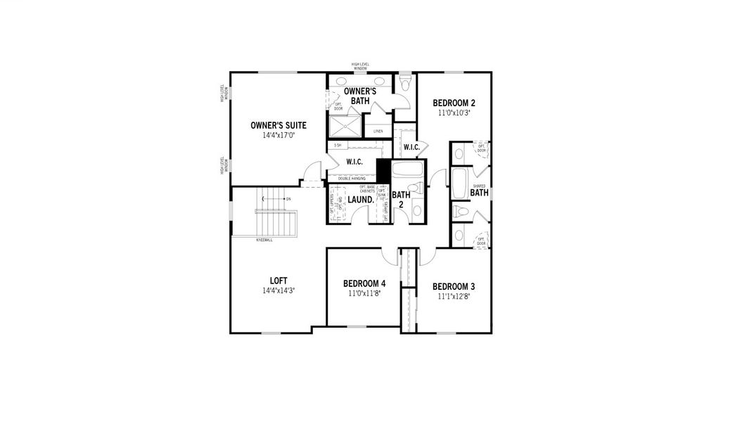 2D floor plan layout for the Pacific by Mattamy Homes in Rosewood Heights, San Tan Valley, AZ (Image 3). 2D floor plan layout for the Pacific by Mattamy Homes in Rosewood Heights, San Tan Valley, AZ (Image 3).