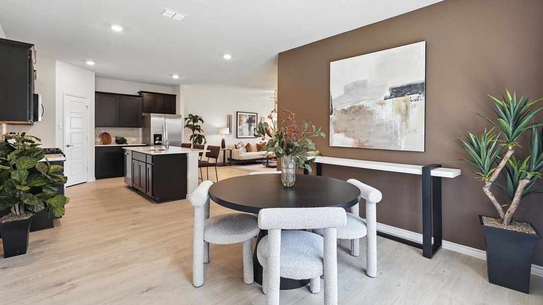 Representative furnished interior of a home built from the Ryker by D.R. Horton in Silverado, Aubrey (Image 6). Representative furnished interior of a home built from the Ryker by D.R. Horton in Silverado, Aubrey (Image 6).