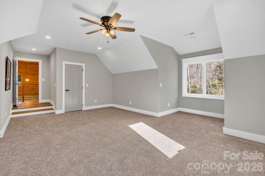 Upper level bonus room Upper level bonus room