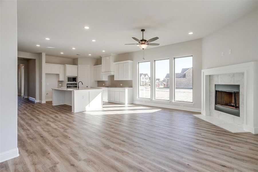 wood-style flooring, and sink