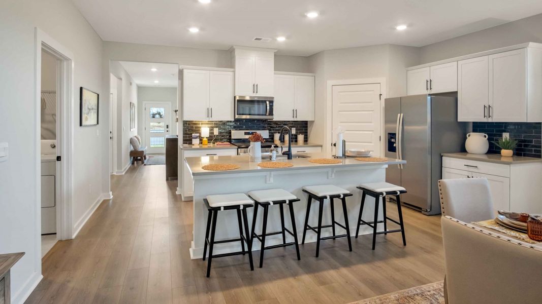 Furnished interior view inside a new home in Nexus South, Gallatin (Image 5). Furnished interior view inside a new home in Nexus South, Gallatin (Image 5).