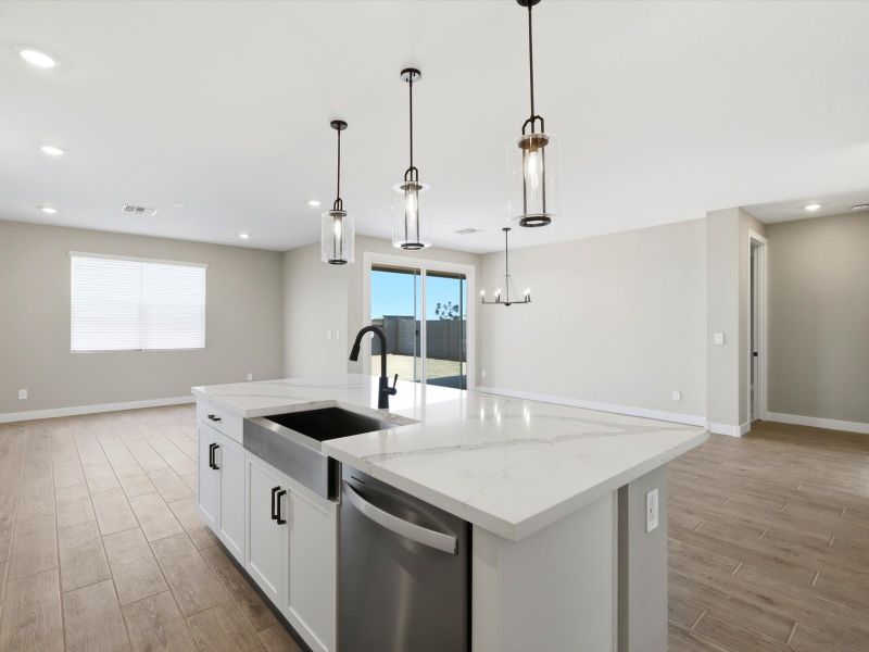 Furnished interior view inside a new home in Abel Ranch Reserve Series, Goodyear (Image 4).