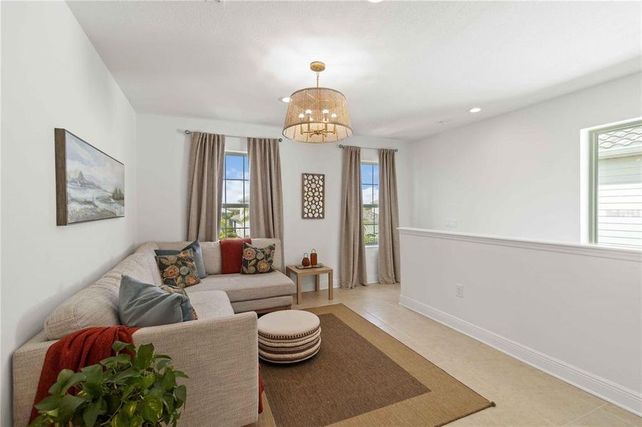 Furnished interior view inside a new home in , Sarasota (Image 9).