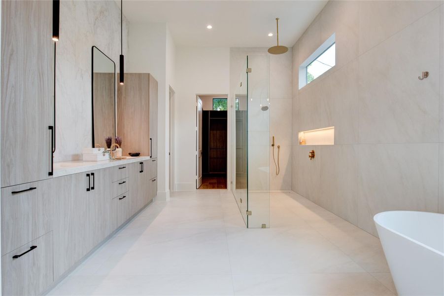 Furnished interior view inside a new home in , Houston (Image 30).