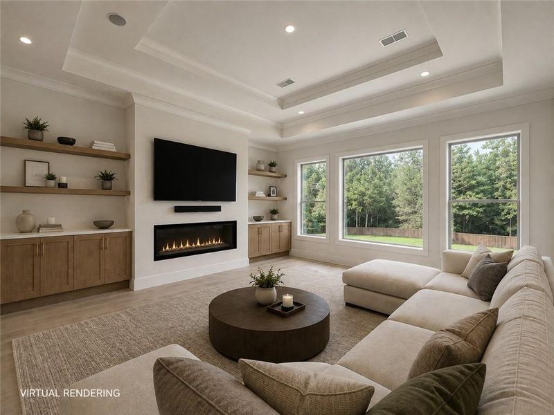 Furnished interior view inside a new home in , Dacula (Image 7).