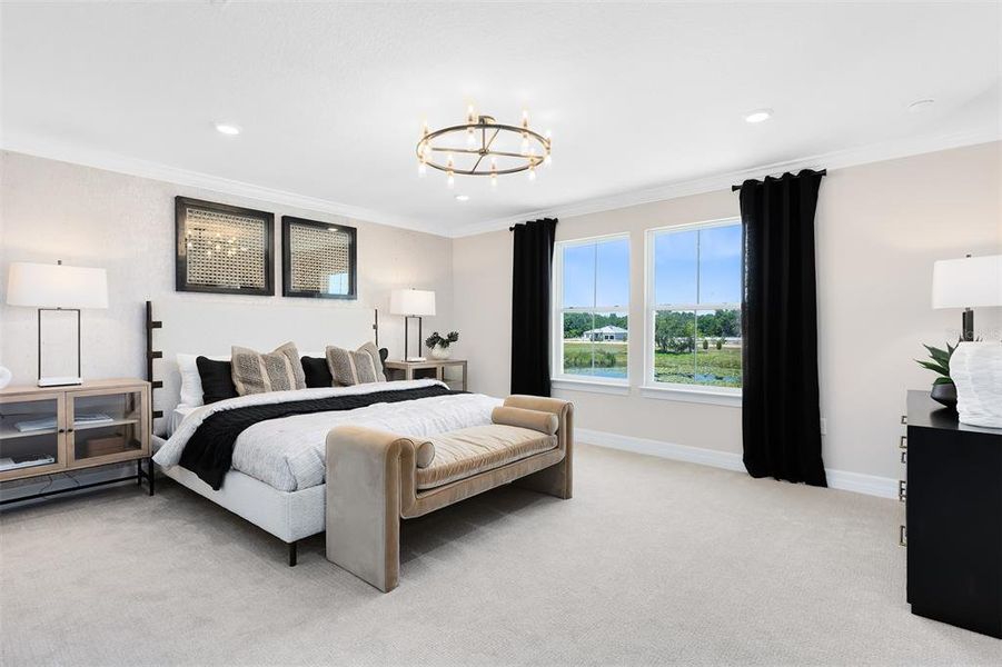 Furnished interior view inside a new home in Winter Grove, Winter Garden (Image 15).