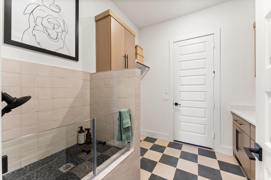 Utility Room w/ dog shower Utility Room w/ dog shower