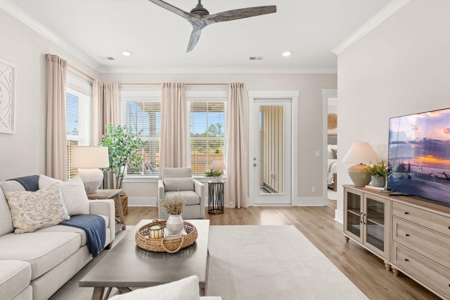 Furnished interior view inside a new home in Midtown at Nexton, Summerville (Image 14).