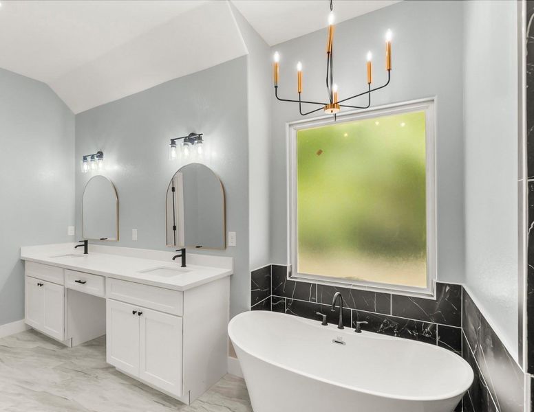 Furnished interior view inside a new home in , Livingston (Image 11).