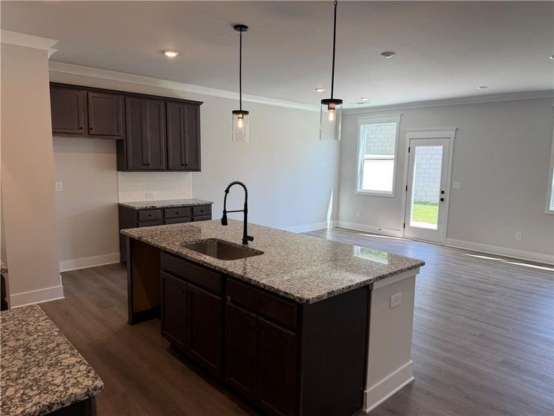 Furnished interior view inside a new home in Millstone at Mundy Mill, Gainesville (Image 8).