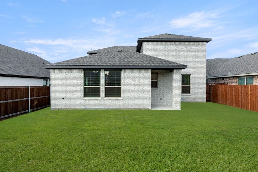 Front exterior of a new home in DeBerry Reserve, Royse City, TX, highlighting curb appeal (Image 17). Front exterior of a new home in DeBerry Reserve, Royse City, TX, highlighting curb appeal (Image 17).