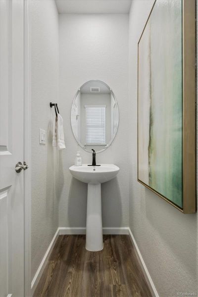 Main floor powder room