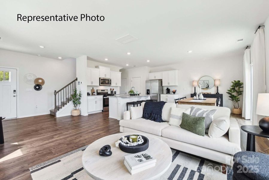 Furnished interior view inside a new home in Woodhaven at Chester, Chester (Image 6).