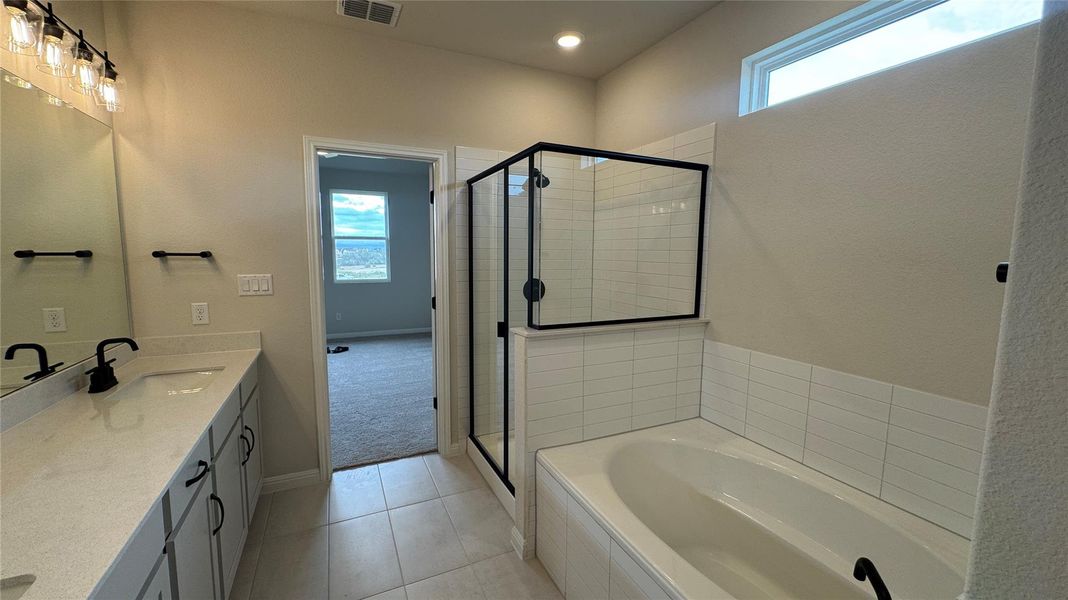 Furnished interior view inside a new home in Cannon Ranch 40s, Dripping Springs (Image 8). Furnished interior view inside a new home in Cannon Ranch 40s, Dripping Springs (Image 8).