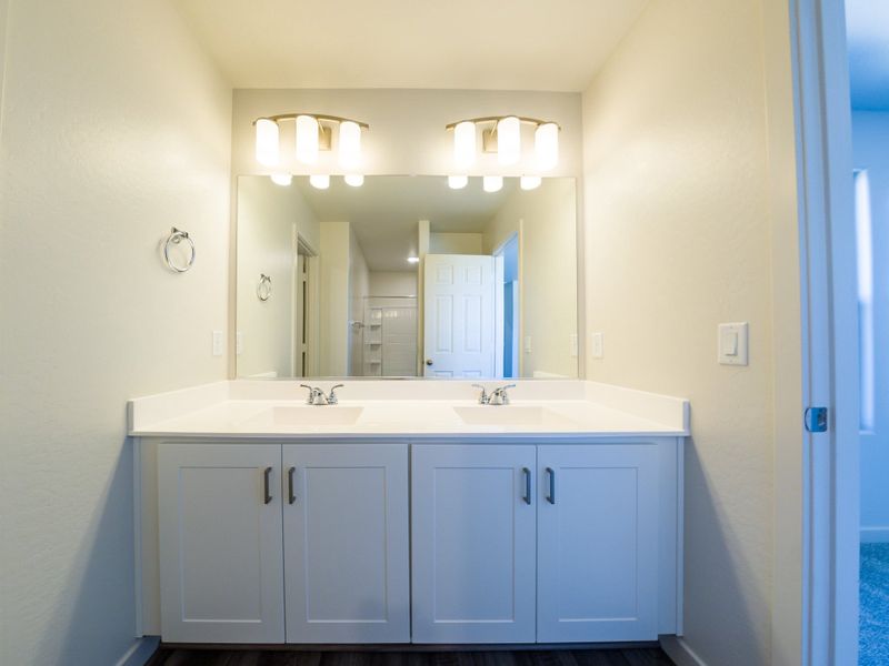 Furnished interior view inside a new home in Rancho Santa Rosa, Maricopa (Image 12).