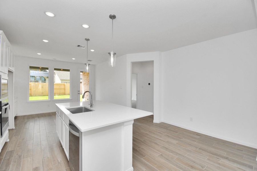 Furnished interior view inside a new home in Elyson, Katy (Image 15).